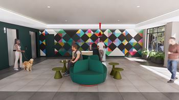 Lvl west lobby rendering
